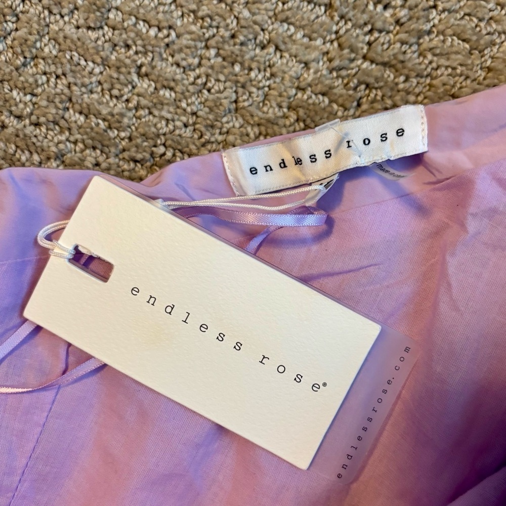 Endless Rose one shoulder dress, Lilac, size small. Brand new with tags! - Picture 5 of 5
